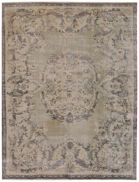 Grau Türkei Vintage Teppich 298 x 206 cm