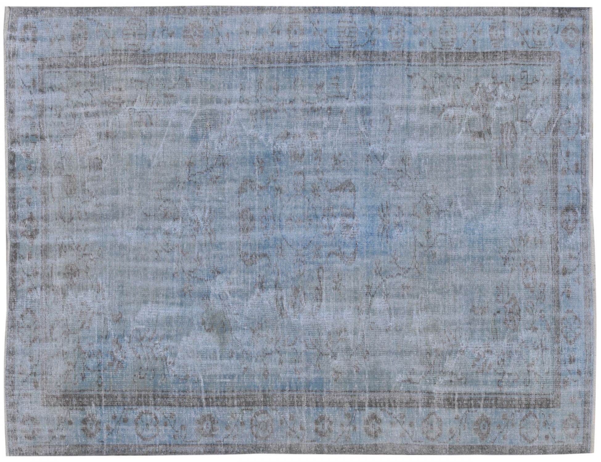 Alfombra vintage  azul <br/>301 x 182 cm