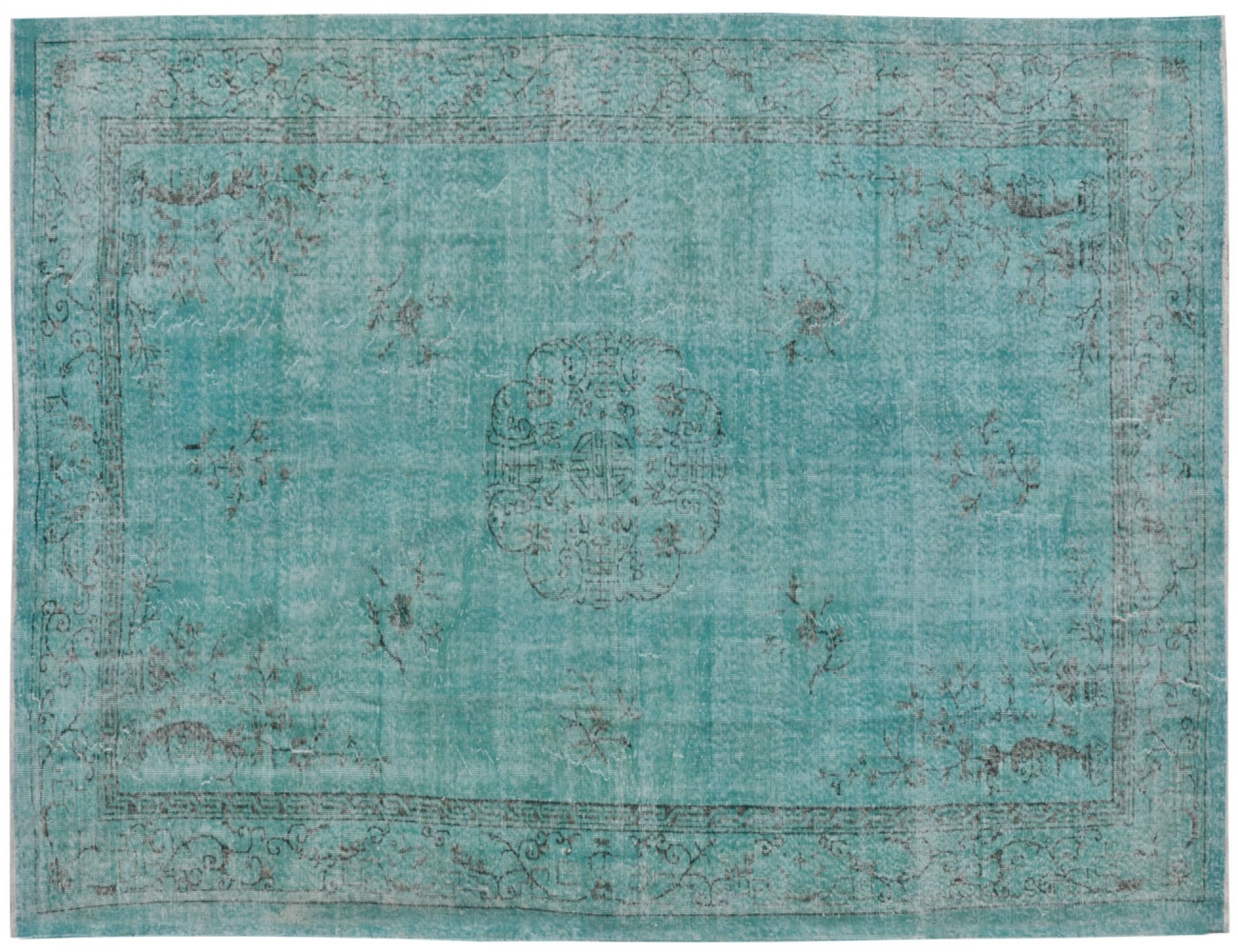 Vintage Teppich  blau <br/>340 x 220 cm