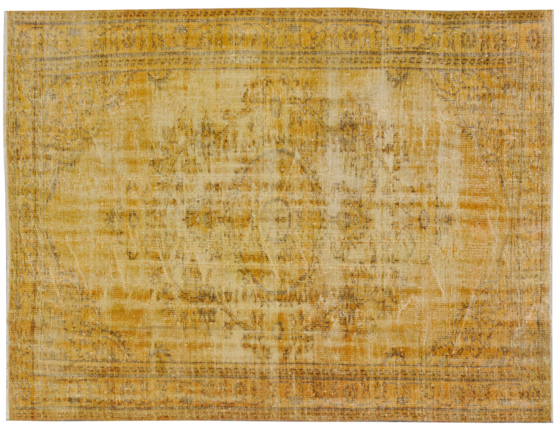 Vintage Teppich  gelb <br/>250 x 158 cm