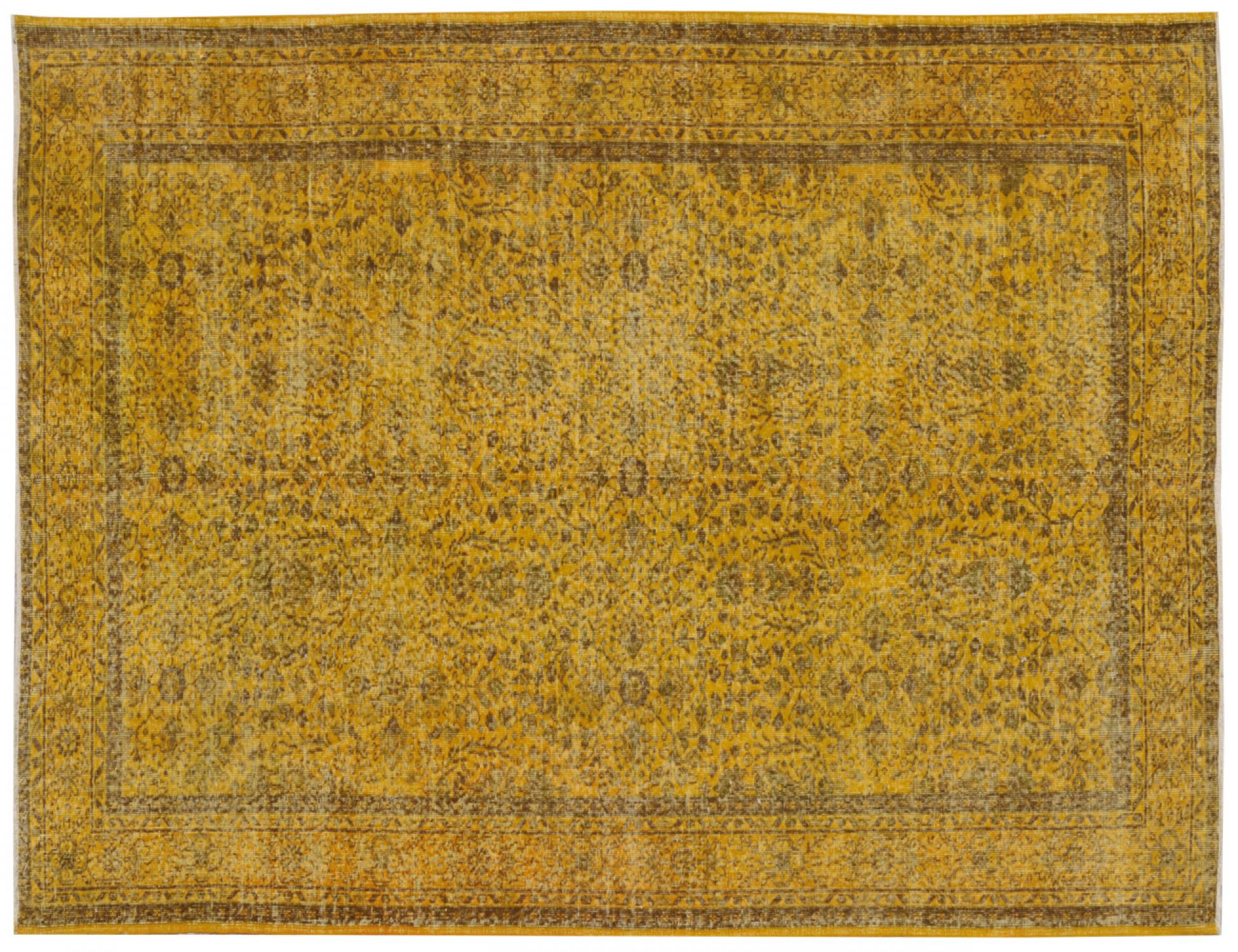 Alfombra vintage  amarillo <br/>295 x 190 cm