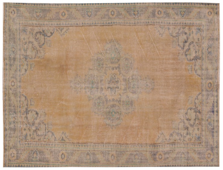 Arancione Turco Tappeto Vintage 300 x 180 cm