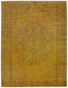  Vintage Tapis 246 X 156 jaune