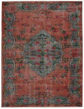  Vintage Tapis 215 X 116 rouge