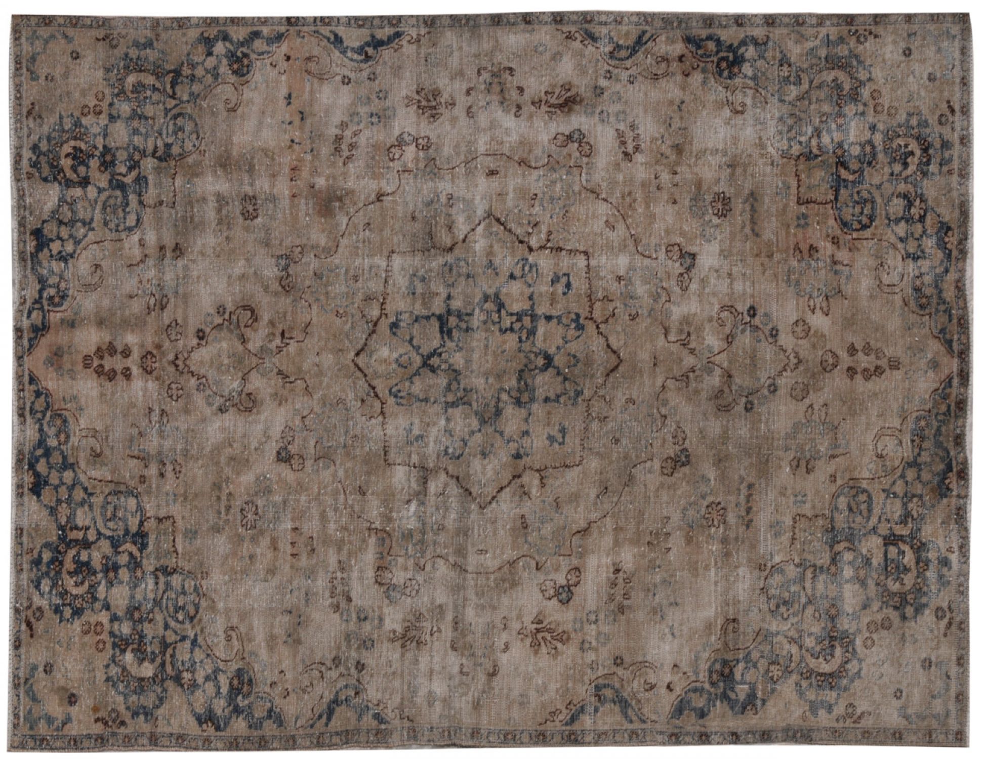 Tappeto Vintage  blu <br/>285 x 191 cm