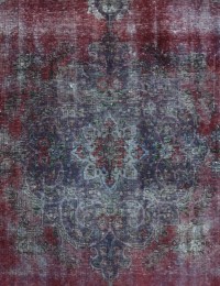 Blu Persiano Tappeto Vintage 265 x 179 cm - view 1