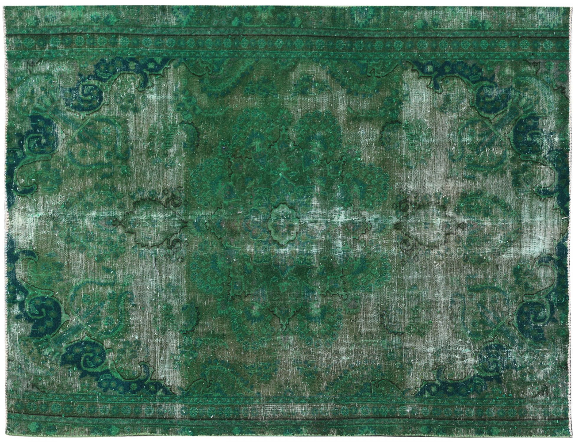Vintage Matta  grön <br/>214 x 166 cm