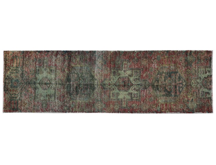 Blu Persiano Tappeto Vintage 240 x 60 cm