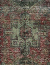 Blu Persiano Tappeto Vintage 240 x 60 cm - view 3