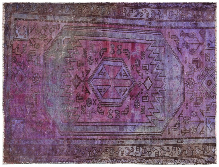 Viola Persiano Tappeto Vintage 180 x 125 cm