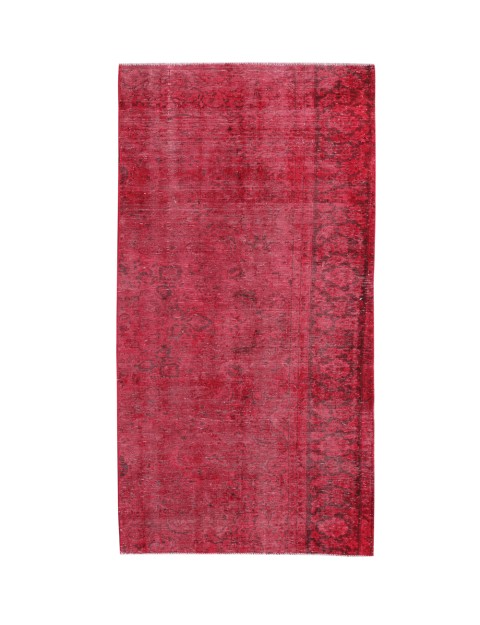Rot Persien Vintage Teppich 285 x 130 cm
