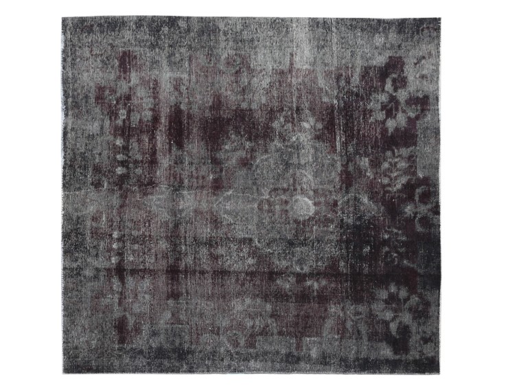 Svart persia Vintage Teppe 232 x 207 cm