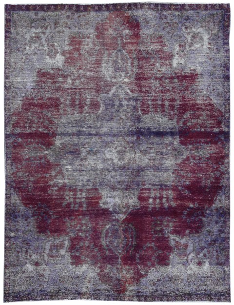 Lila Persien Vintage Teppich 307 x 227 cm