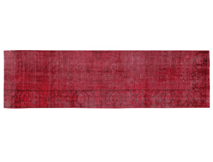 Rosso Persiano Tappeto Vintage 340 x 100 cm