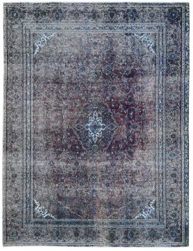 Vintage Carpet 369 X 274 sininen
