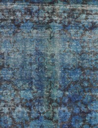 Blu Persiano Tappeto Vintage 290 x 157 cm - view 2