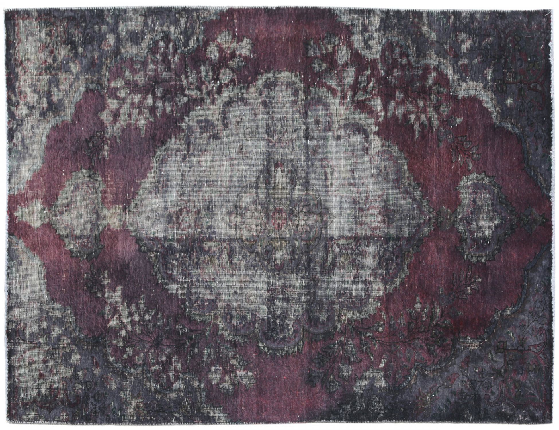 Grey Persia Vintage Carpet  227 x 127 cm