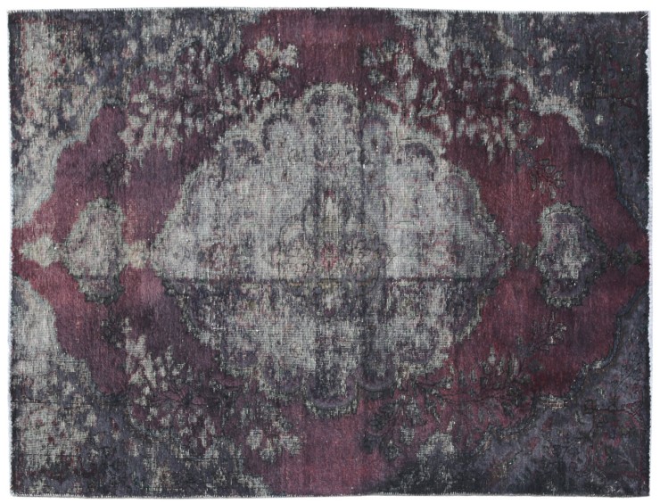 Grigio Persiano Tappeto Vintage 227 x 127 cm