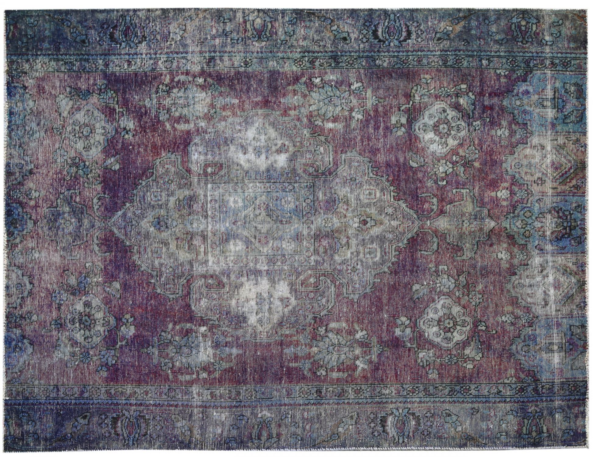Tappeto Vintage  blu <br/>225 x 180 cm
