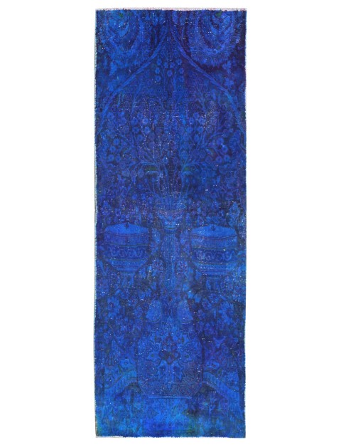 Blau Persien Vintage Teppich 220 x 90 cm