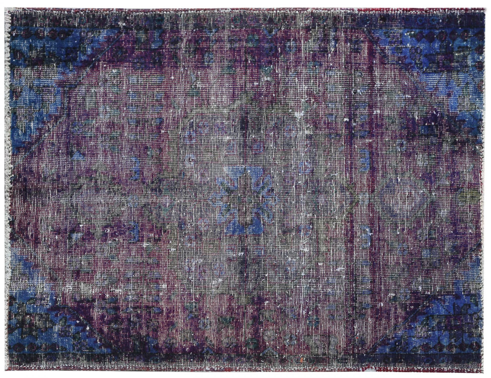  Vintage Tapis  bleu <br/>134 x 95 cm