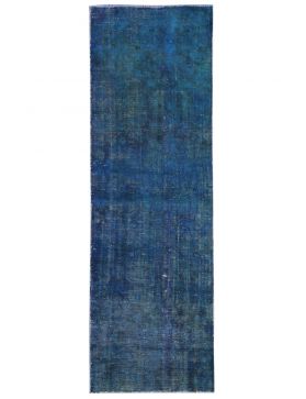 Vintage Teppich 245 X 74 blau
