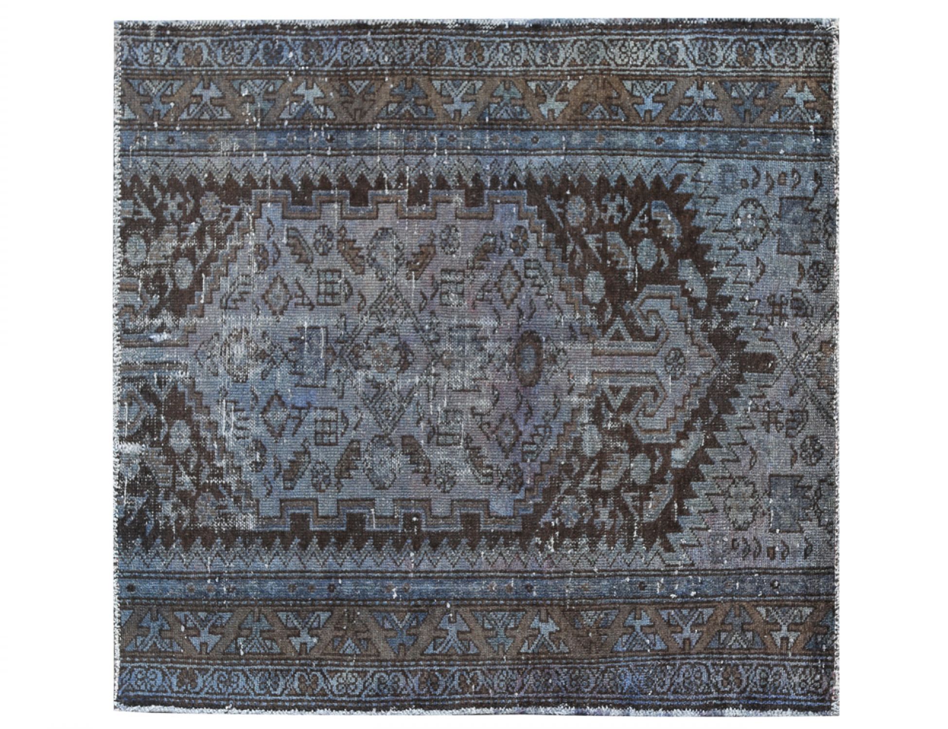 Blue Persia Vintage Carpet  137 x 123 cm