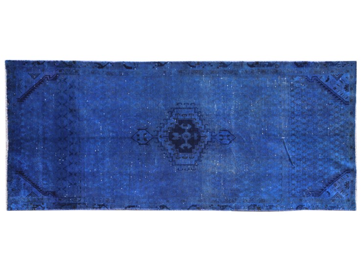 Blå Persien Vintage Matta  271 x 120 cm
