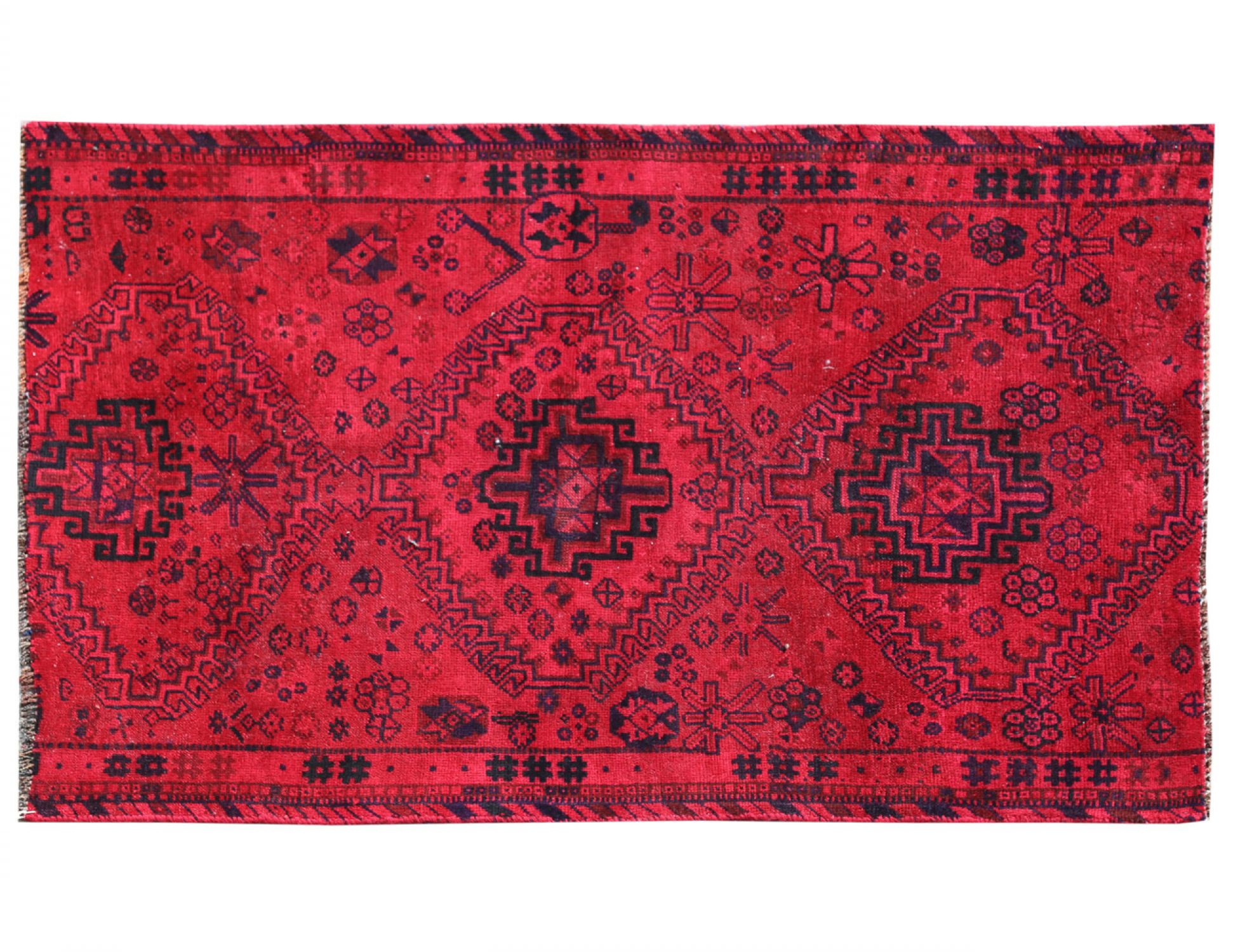 Vintage Teppich  rot <br/>163 x 99 cm