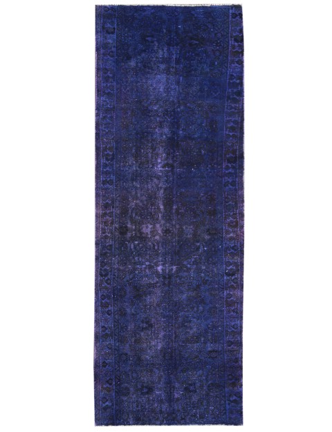 Blau Persien Vintage Teppich 281 x 100 cm