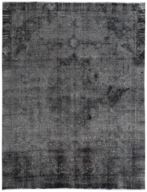 Schwarz Persien Vintage Teppich 353 x 267 cm