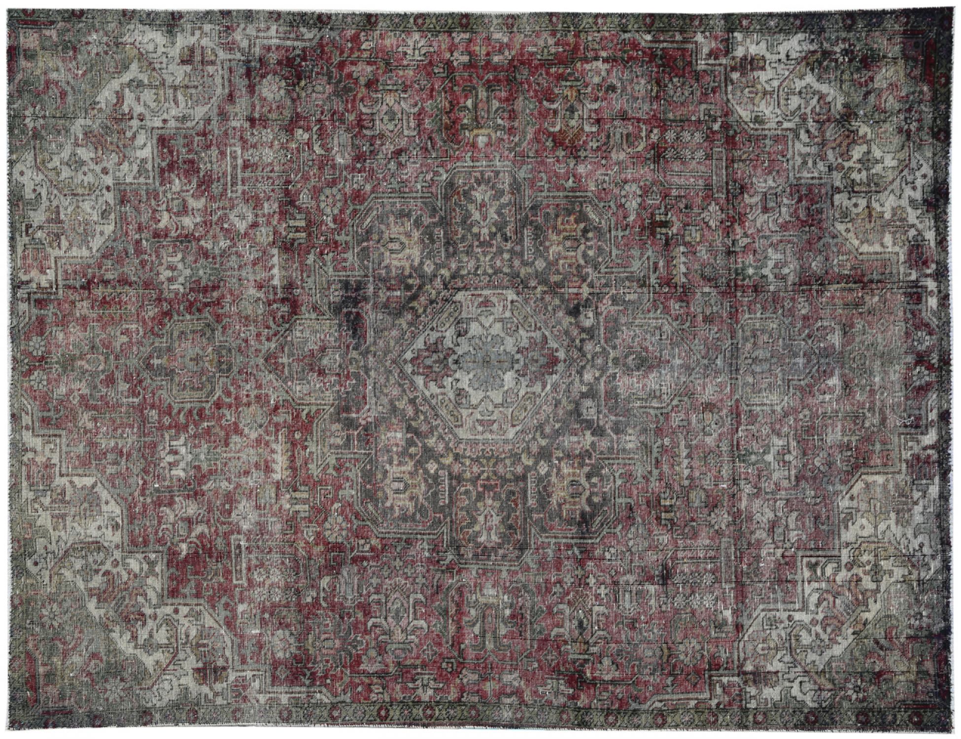 Tappeto Vintage  grigo <br/>330 x 227 cm