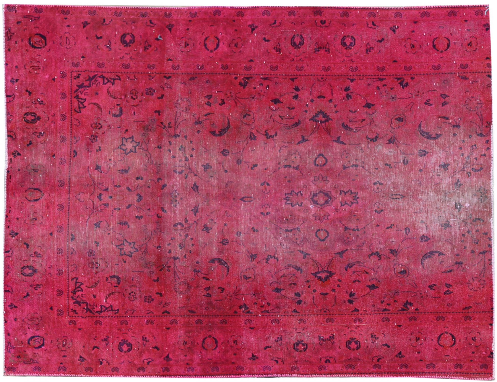 Alfombra vintage  púrpura <br/>164 x 130 cm