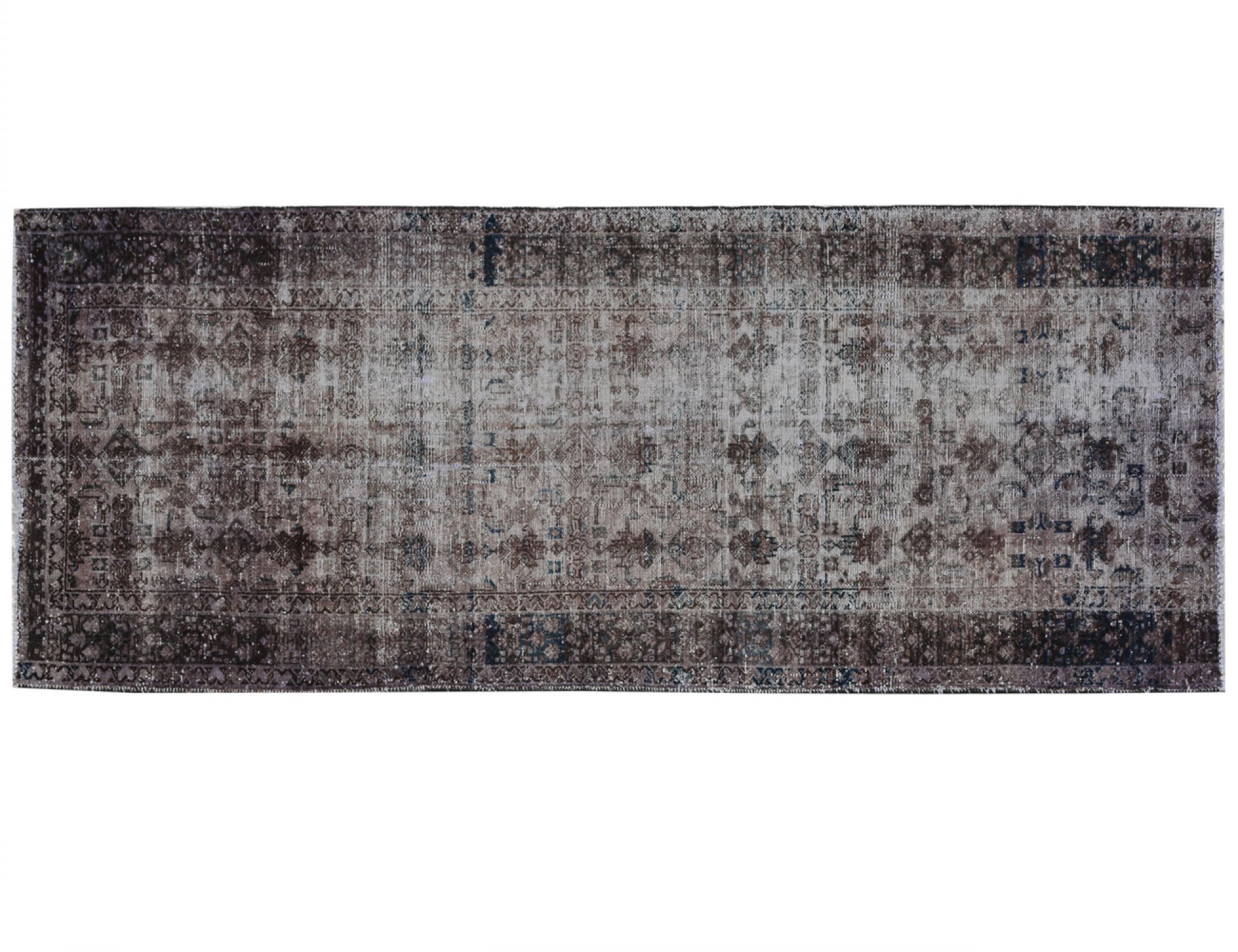Tappeto Vintage  grigo <br/>250 x 104 cm