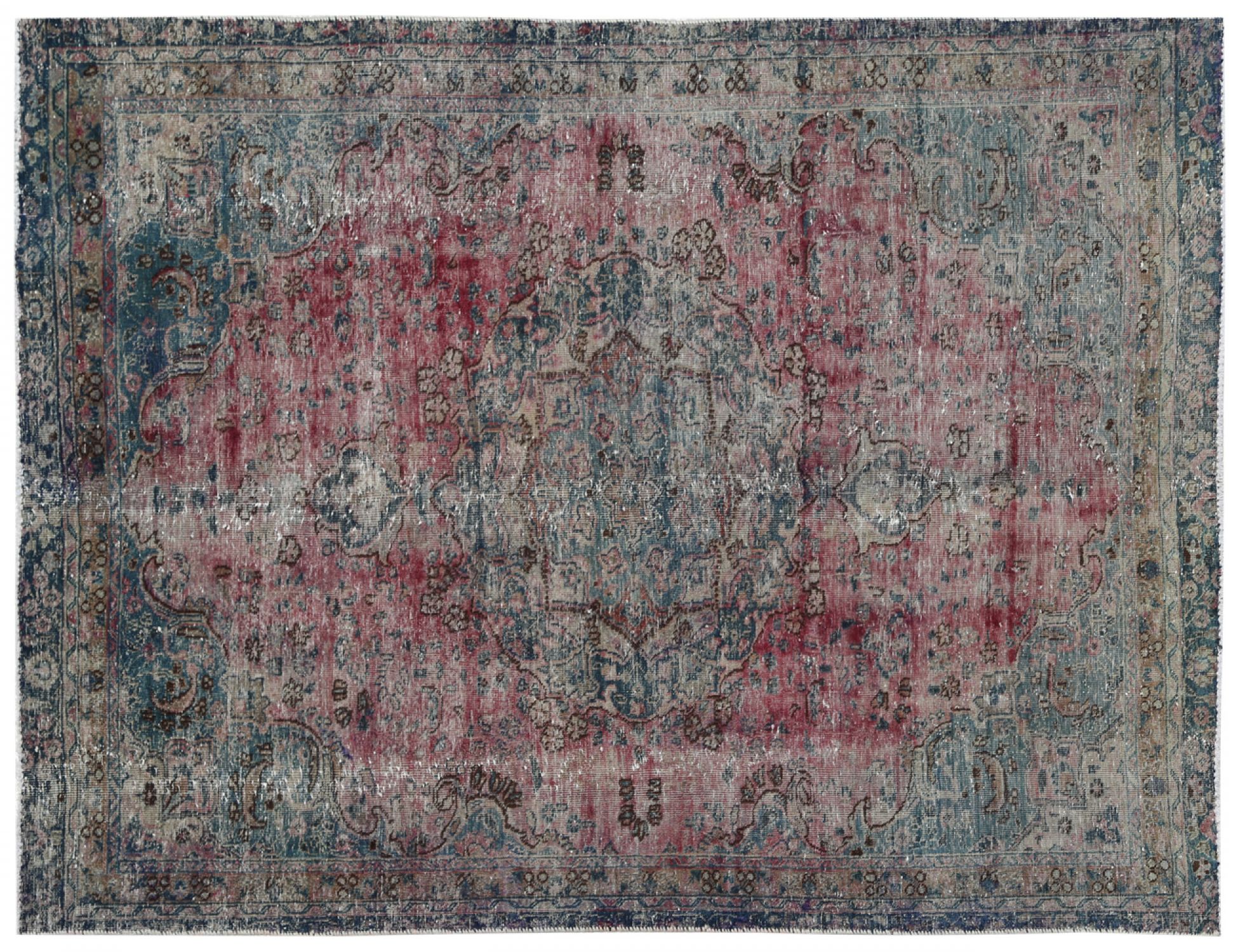 Tappeto Vintage  grigo <br/>253 x 159 cm