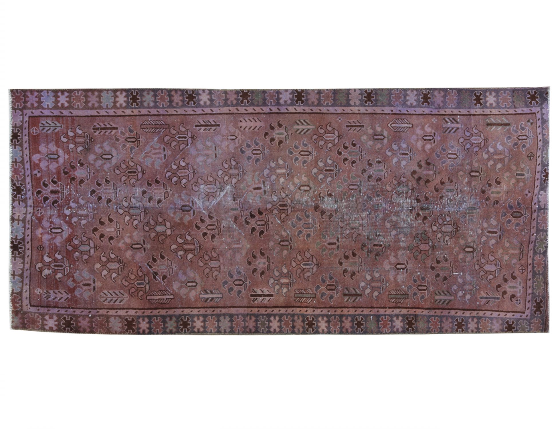 Tappeto Vintage  grigo <br/>270 x 120 cm