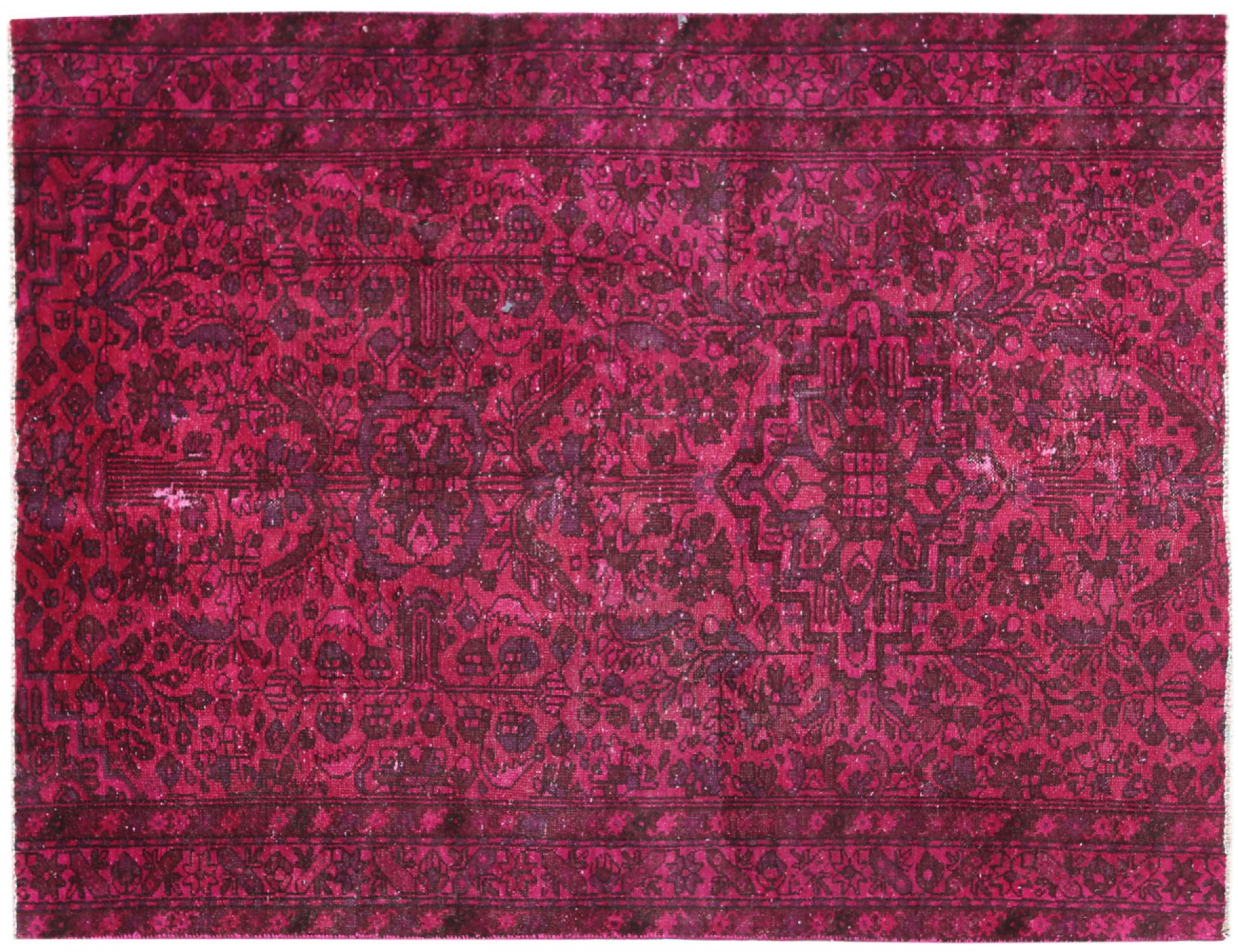 Vintage Teppich  rot <br/>196 x 154 cm