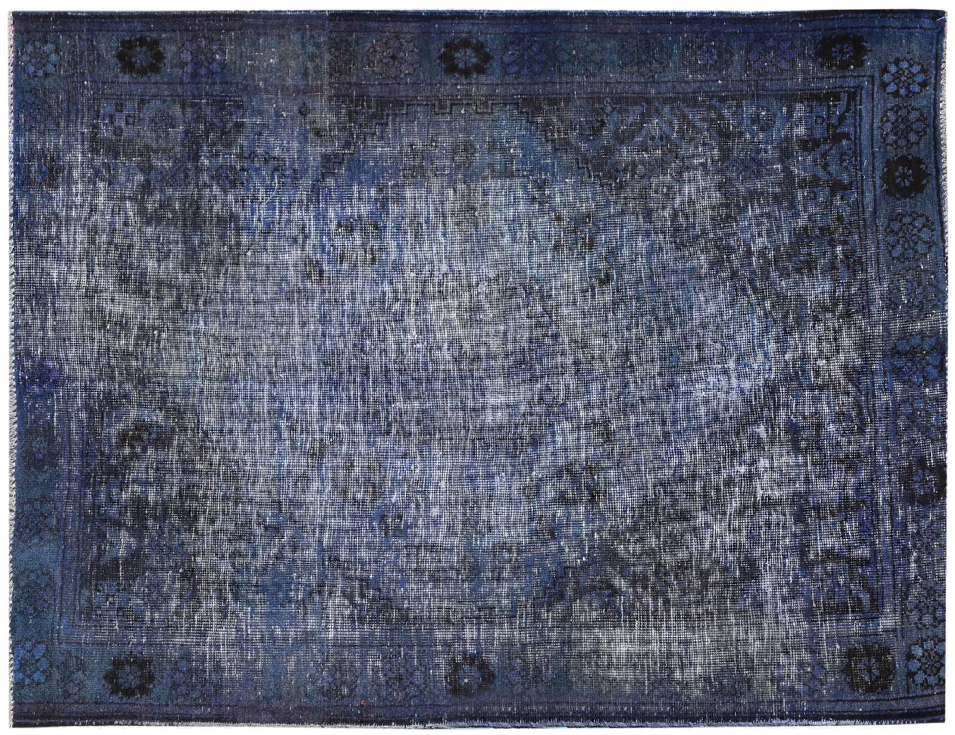 Alfombra vintage  azul <br/>190 x 128 cm