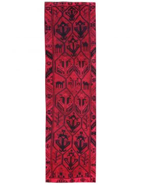 Alfombra vintage 362 X 115 rojo