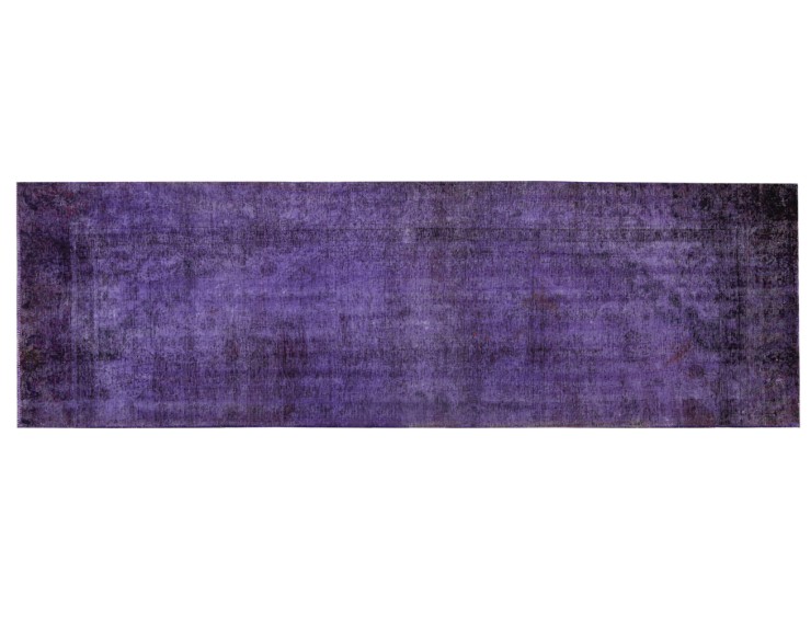 Blu Persiano Tappeto Vintage 335 x 118 cm