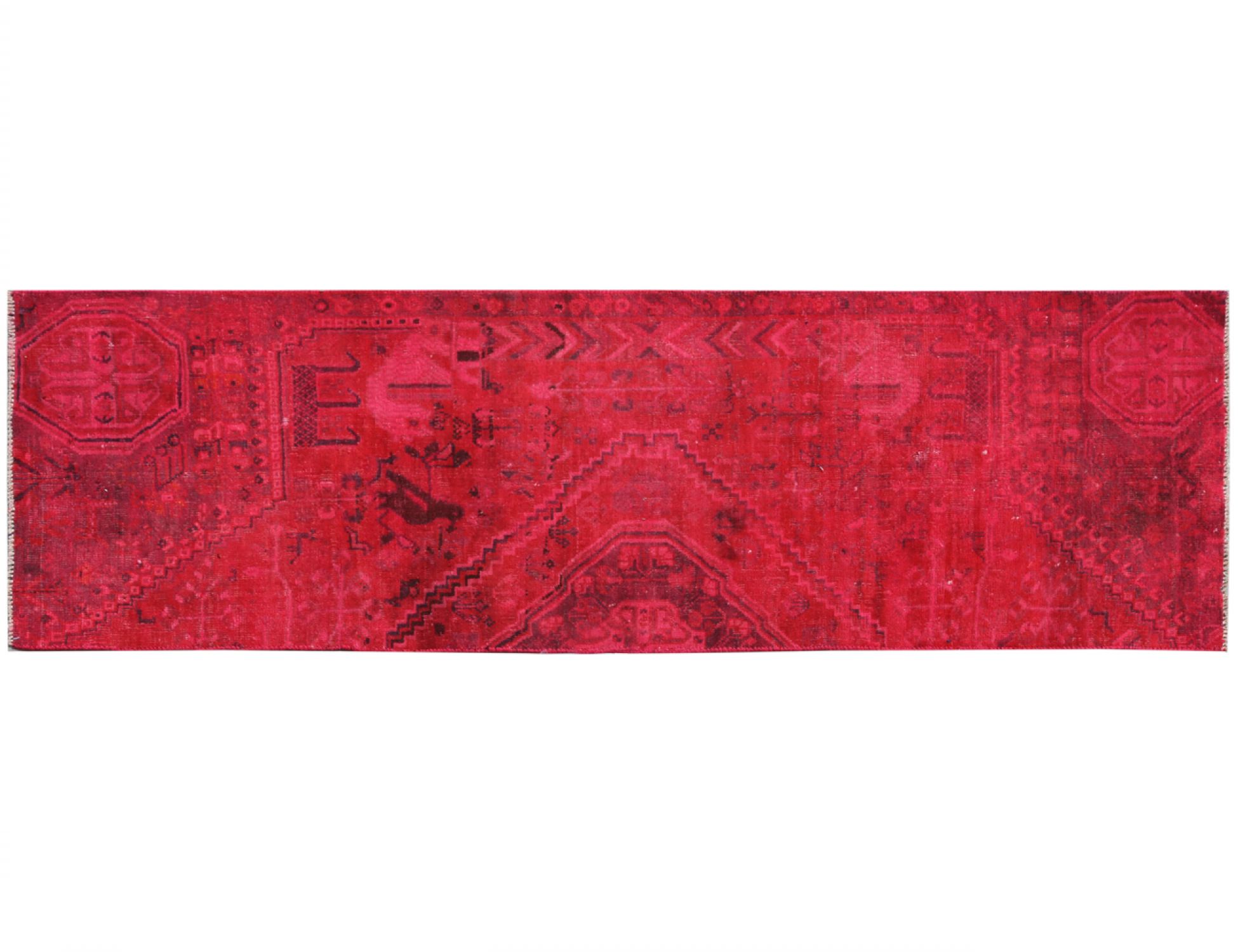 Vintage Tæppe  rød <br/>247 x 77 cm