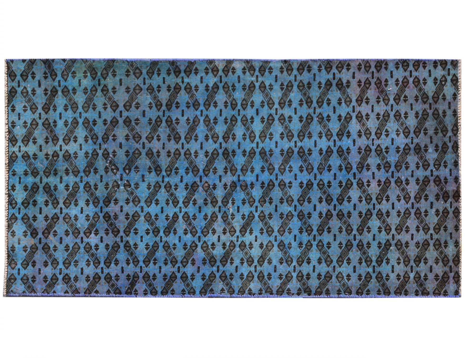 Vintage Teppich  blau <br/>162 x 88 cm