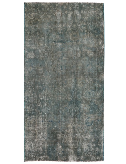 Grau Persien Vintage Teppich 274 x 152 cm
