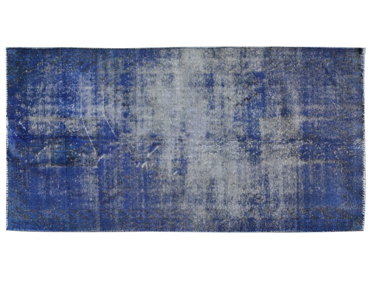 Blu Persiano Tappeto Vintage 192 x 103 cm