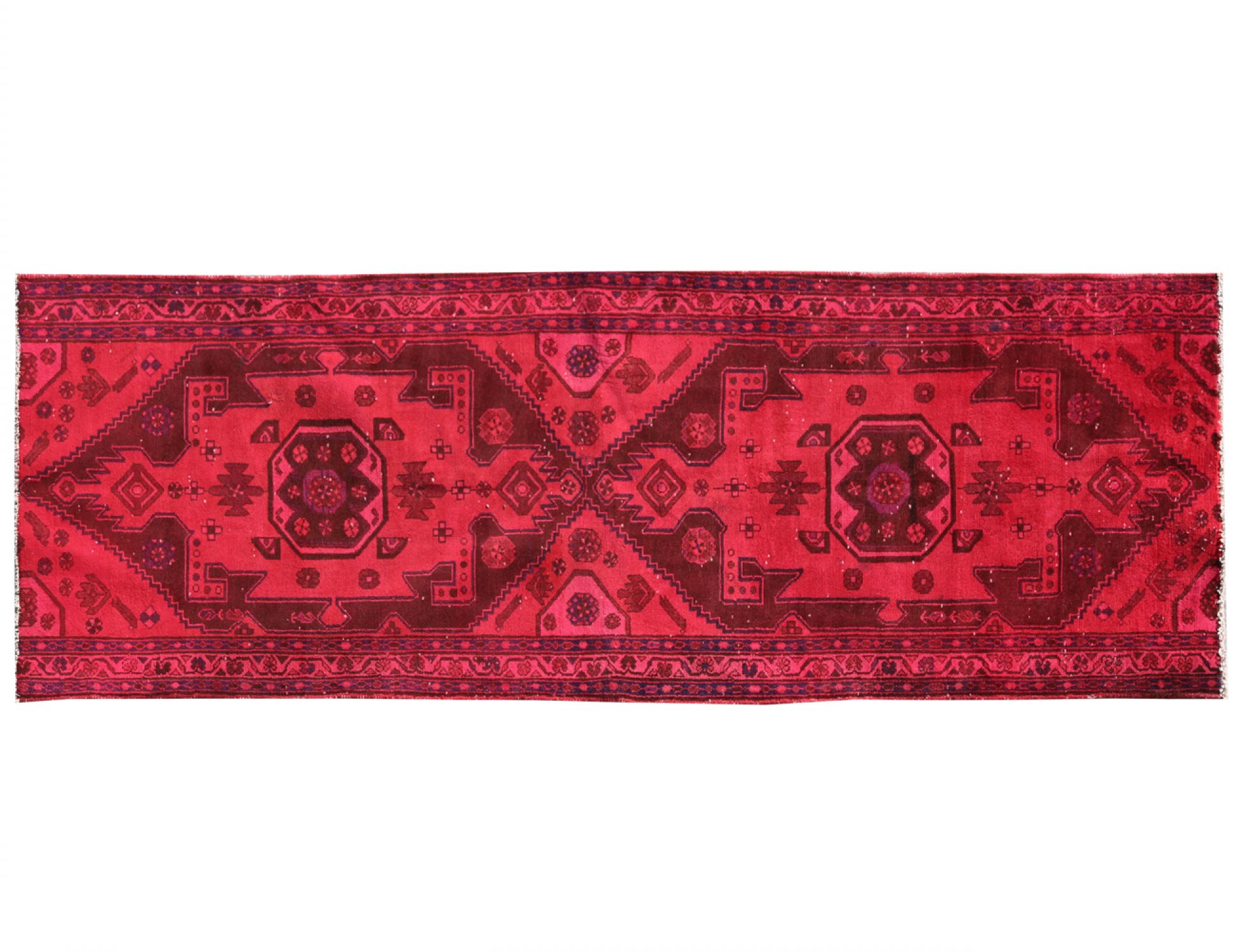 Vintage Tapijt  rood <br/>287 x 100 cm