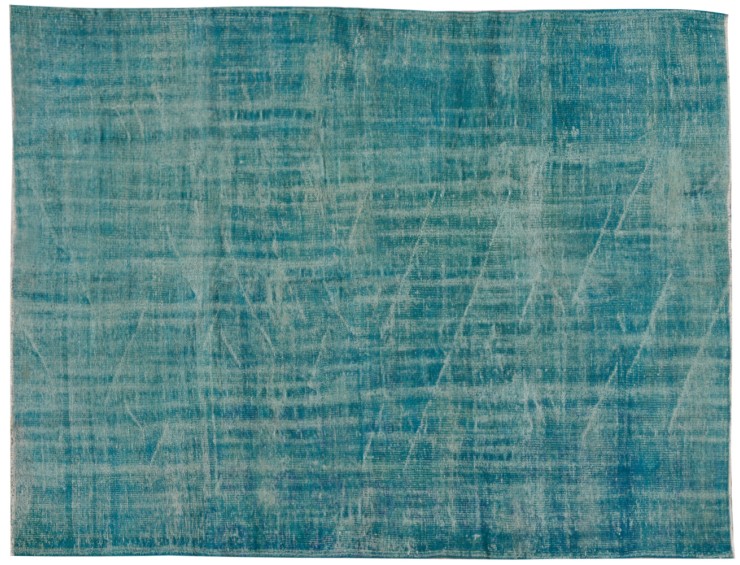 Blau Türkei Vintage Teppich 275 x 188 cm