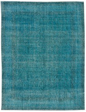 Vintage Teppich 287 X 200 blau
