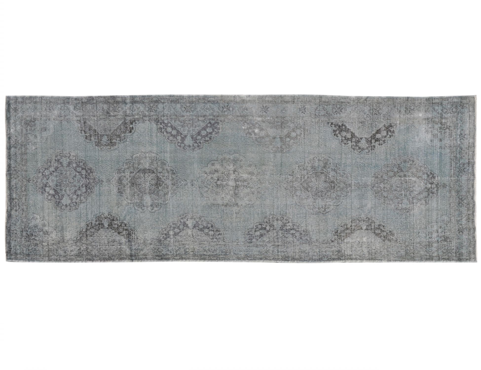 Vintage Teppich  grau <br/>406 x 152 cm