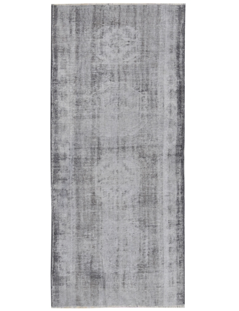 Grå Turkiet Vintage Matta 275 x 127 cm