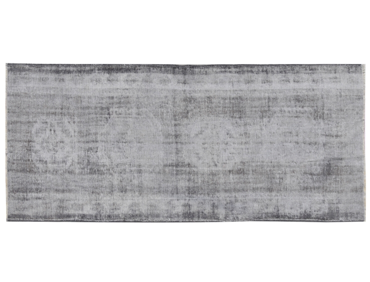 Grise Turc Vintage Tapis 275 x 127 cm